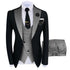 Luxury Men's Tuxedo Suit Set for Special Occasions - Stylish 3-Piece Ensemble with Jacket, Trousers, and Vest for Parties and Weddings