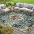 Retro Persian Carpet Large Area Outdoor Balcony Mat for Living Room and Bedroom Decor