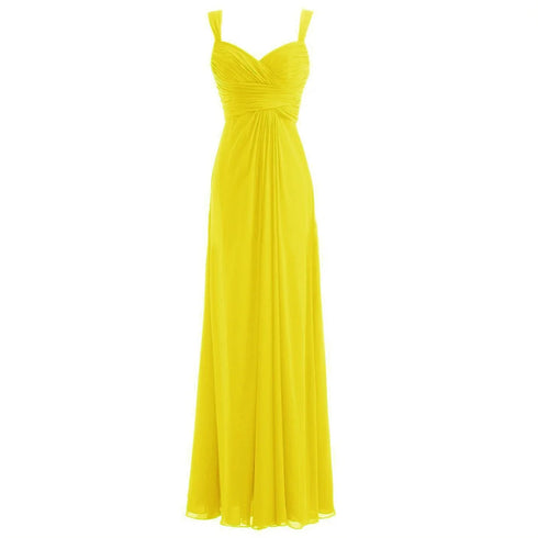 A Line Chiffon Sweetheart Bridesmaid Dress For Evening With Pleated Off Shoulder Silhouette And Lace Up Back