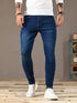 Mens Slim Fit Classic Skinny Jeans for Casual Street Style