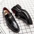 Elegant Men's Pointed Toe Dress Shoes – Luxurious Patent Leather Oxfords for Wedding and Party Occasions, Perfect for Office & Career Events