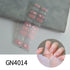 Waterproof Long Lasting Gel Nail Art Stickers for Stunning Full Cover Manicures - 9 Piece Set of Baking-Free Solid Color Decals