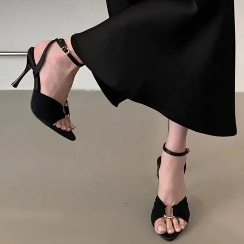 Sexy Super High Pointed Toe Stilettos Women Sandals