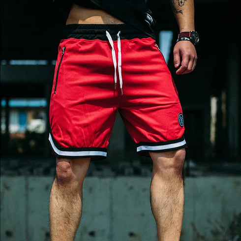 Men's Fitness Sports Shorts Gym Breathable Quick Dry Pants