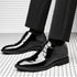 Elevator Dress Shoes for Men Patent Leather Heighten Formal Oxfords