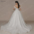 BEPEITHY Customized Luxury Strapless A Line Glitter Wedding Dresses
