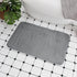 Cobblestone Embossed Non-Slip Bath Mat Memory Foam Carpet for Bathroom Shower Room Doormat