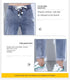 Korean Street Luxury Work Pants Men's Jogger Jeans Denim Wear