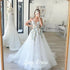 Lucy Customized Womens Dresses Gowns Wedding Dress Flower Decoration