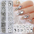 Luxury Nail Art Decoration with Mixed Rhinestones and Crystal Gems for Stunning Manicure Accessories - Perfect for Fall Season Nails