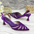 Venus Chan Shoes and Bag Set for Women's Party Heels