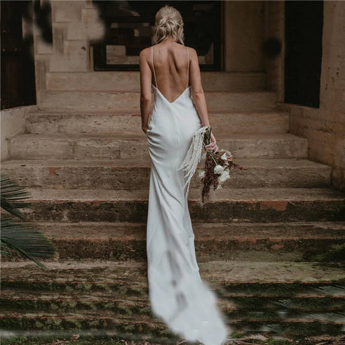 Customized Boho Wedding Dresses for Women Mermaid Gowns