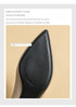 Stylish Women's Pointed Toe Slip-On Flat Pumps for Casual Spring and Autumn Wear