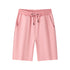 Men's Casual and Fashionable Pure Cotton Shorts with Drawstring