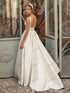 Charming Wedding Dresses A-Line Satin Bridal Gowns Elegant