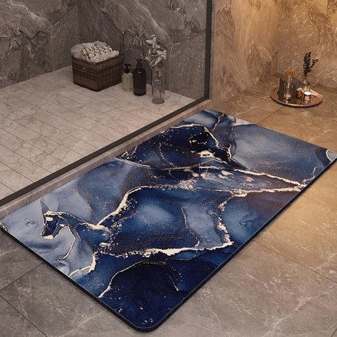 Luxury Bathroom Mats Anti Slip Quick Dry Foot Floor Mat Washable Doormat Carpet