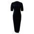 Long Dress Women Party Pleated Bandage Elegant Evening Maxi Dresses