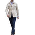 Men's Fashionable Safari Jacket - Casual Linen Outerwear with Pockets for Spring and Autumn - Retro British Gentry Style Tops for Men
