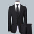 Elegant Men's 3-Piece Suit Set - Blazer, Waistcoat & Trousers for Business, Weddings, and Job Interviews - Slim Fit Smart Casual Attire for Every Season