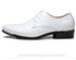 Elegant Oxford Dress Shoes for Men - Luxurious Patent Leather Formal Footwear for Weddings and Office Events, Sizes 38-48, Soft Rubber Outsole and Pointed Toe Design