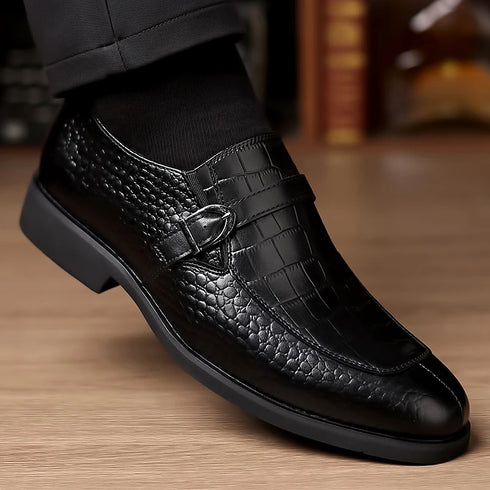 Lightweight Comfortable Urban Business Leather Shoes Casual Footwear for Men