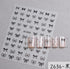 5D Embossed Nail Art Stickers - Semi-Transparent White Bowknots Adhesive Sliders for Creative Manicure Decorations and Nail Art Accessories