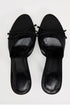 Elegant Strappy Cat Heel Clip Toe Sandals For Women
