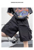 High Street Cargo Shorts For Men Casual Hip Hop Bermuda