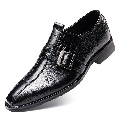 British Style Genuine Leather Wedding Oxfords Business Shoes for Men Casual Office Work Dress Footwear