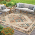 Retro Persian Carpet Large Area Outdoor Balcony Mat for Living Room and Bedroom Decor