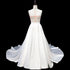 Satin Detachable Skirt Wedding Removable Train Bridal Overskirt