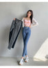 Women's High Waist Stretch Jeans - Fashionable Slim Denim Pants