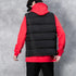 Men's Warm Sleeveless Vest Jacket for Winter - Casual Waterproof Zipper Coat with Stand-up Collar for Autumn Adventures