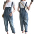 Casual Denim Overalls for Women - Summer Loose Trousers with Pockets, Perfect for Everyday Wear and Stylish Jeans Outfit Inspiration