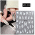 5D Embossed Nail Art Stickers - Semi-Transparent White Bowknots Adhesive Sliders for Creative Manicure Decorations and Nail Art Accessories