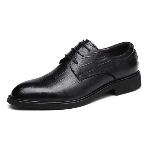 Groom Standard Dance Dress Shoes for Men Stylish Leather Casual Heels