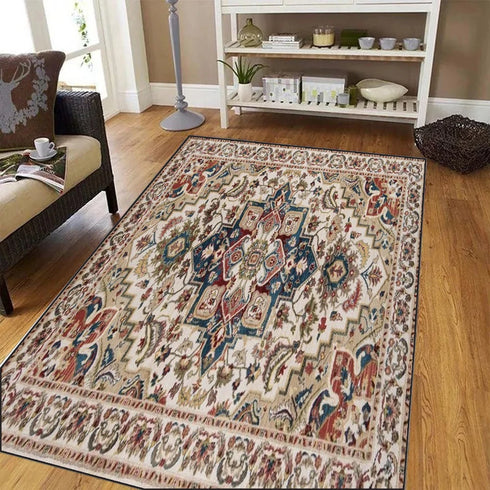 Retro Ethnic Carpets Large Area Rugs Boho Home Decor Luxury Floor Mat