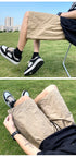 Men's Shorts Pants Summer Casual Drawstring Baggy Trousers