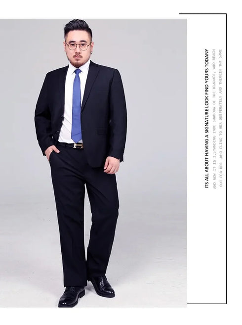 Men's Formal Suit Blazer and Pants Set for Weddings and Office Wear