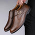 Fashionable Men's Pointed Banquet Business Wedding Shoes Casual Leather Footwear