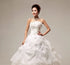 Customized Bride Wedding Dress Lace Up Tube Top Ball Gowns