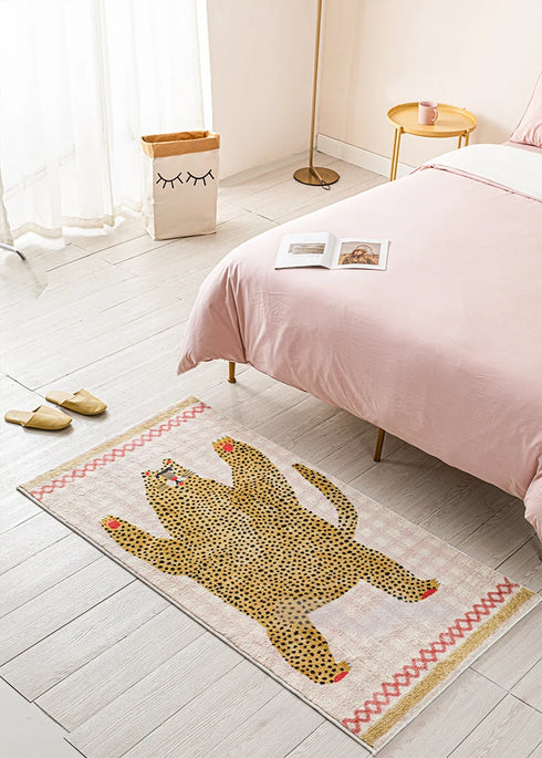 Cute Animal Plush Area Rug for Living Room and Children's Bedroom
