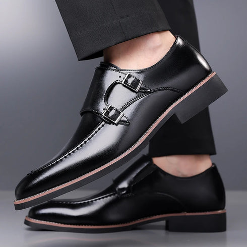 Comfortable Soft Leather Loafers Shoes for Men Elegant Business Wedding Casual Outdoor Driving