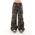 Casual Wide Leg Pants for Women - Y2K Hip-Hop Cargo Overalls with Camouflage Design, Perfect for Fall Outfits and Grunge Style Inspiration