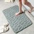 Mat Non Slip Cobblestone Embossed Bathroom Rug Memory Foam Doormat