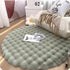 Nordic Round Carpets Plush Floor Mat Soft Area Rugs Shaggy Indoor Decor