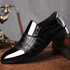 Elegant Slip-On Formal Dress Shoes for Men - Plus Size Pointed Toe Wedding and Business Casual Footwear