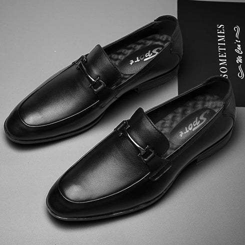 Luxury Handmade Men's Casual Loafer Shoes - Genuine Leather Slip-On Moccasins for Formal and Everyday Occasions