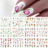 Animal Print Water Nail Decals - Cow and Leopard Designs for Stunning Winter Manicure - 12 Unique Patterns for Creative Nail Art