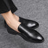 Business Formal Slip-On Leather Shoes for Men Dress Fashion Oxford Moccasins